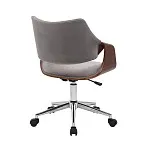 Кресло компьютерное Halmar COLT (ореховый/серый) | изображение 4