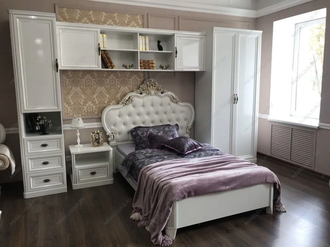 Детская кровать Натали 120х200 см белый глянец | изображение 7