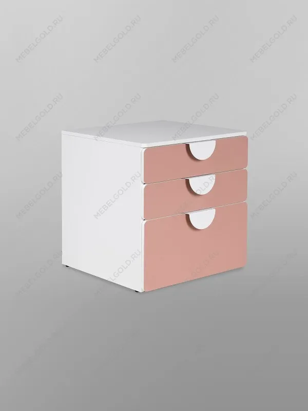 Комод Пикси, 3 ящика 60x57x60, мечтательный пион | изображение 13