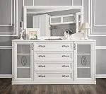 Комод Мишель белый матовый (гостиная) | изображение 3