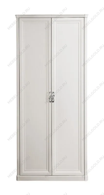 Шкаф Мишель 2-дверный без зеркал белый матовый | изображение 1