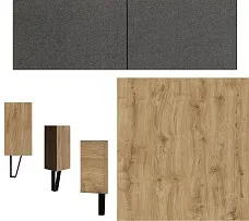 Шкаф с витриной Грейс REG2W