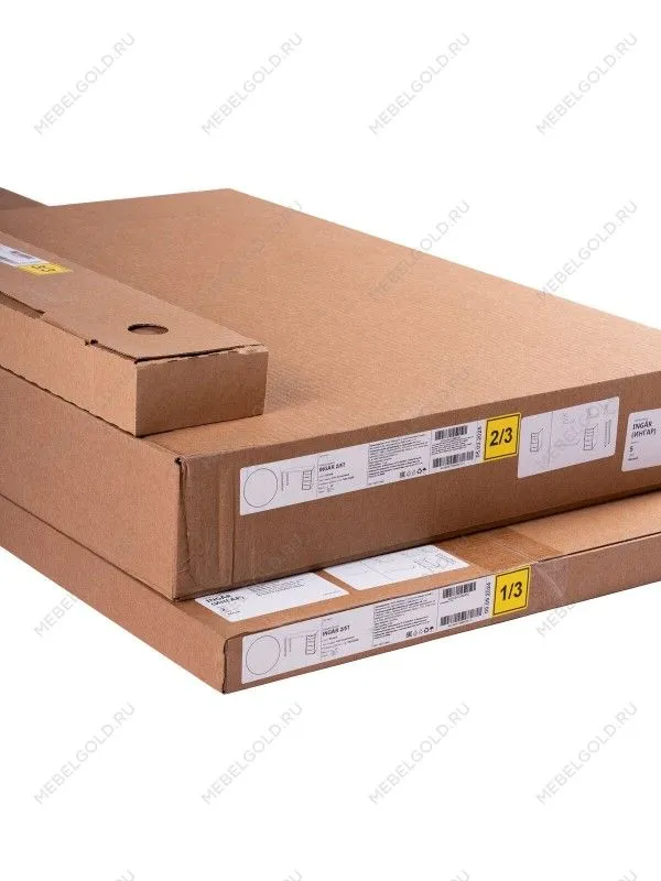 Стол письменный Ингар, 5 ящиков, 140х75х55 см, белый, столешница дуб беленый | изображение 15