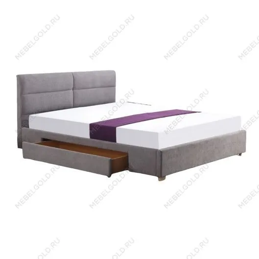 Кровать Halmar MERIDA 160 (светло-серый)