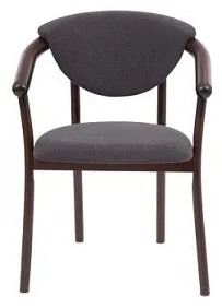 Кресло венское Виенна (темный тон/темно-серый М07)