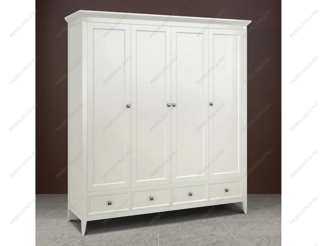 Шкаф четырехстворчатый Manhattan (Молочный) | изображение 3