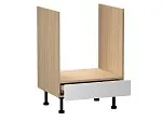 Стол под духовой шкаф СД-60, Женева (600*520*870) Дуб Палермо/Белый матовый, 22409 | изображение 1