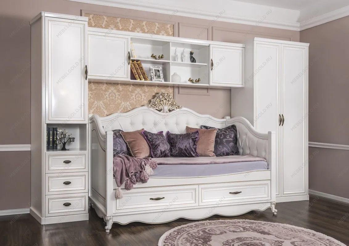 Диван кровать Натали белый глянец | изображение 4