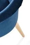 Стул кухонный Halmar TOLEDO 2 Monolith 77 (темно-синий/дуб медовый) | изображение 7