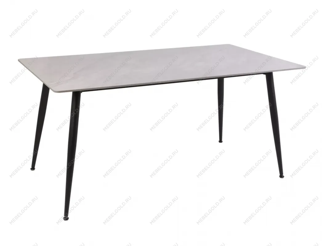 Стол обеденный Signal RION 130 (серый лак/черный)