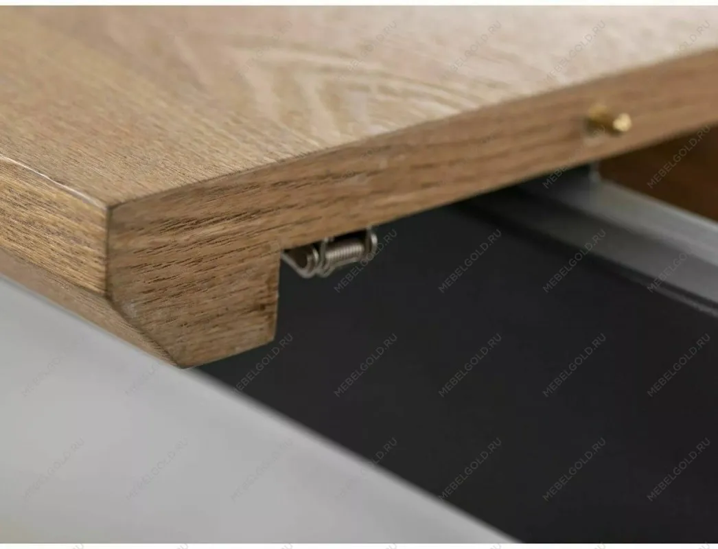 Стол обеденный Signal LOGAN раскладной (дуб/черный) | изображение 5