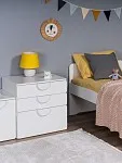 Комод Пикси, 3 ящика 60x57x60, белый (робкий подснежник) | изображение 9
