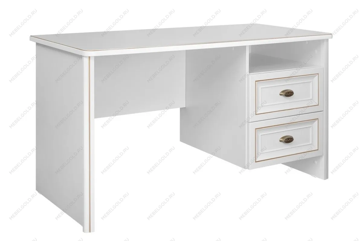 м. Марьина Роща - Стол письменный Натали белый глянец