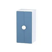 Шкаф Пикси распашной, с двумя дверьми и полкой 60х57х120, озорной василек
