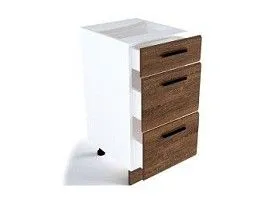 Стол с ящиками СЯ-40, Канзас (400*470*820) Шалле Мореный, 20908