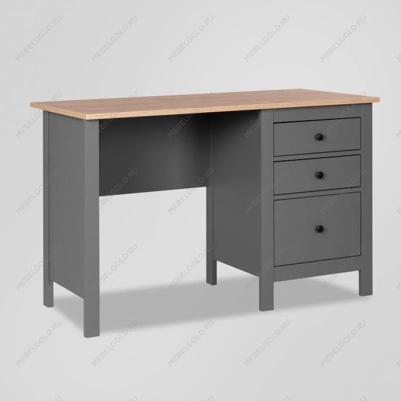 Стол письменный Сага, 120х56, серый/ясень