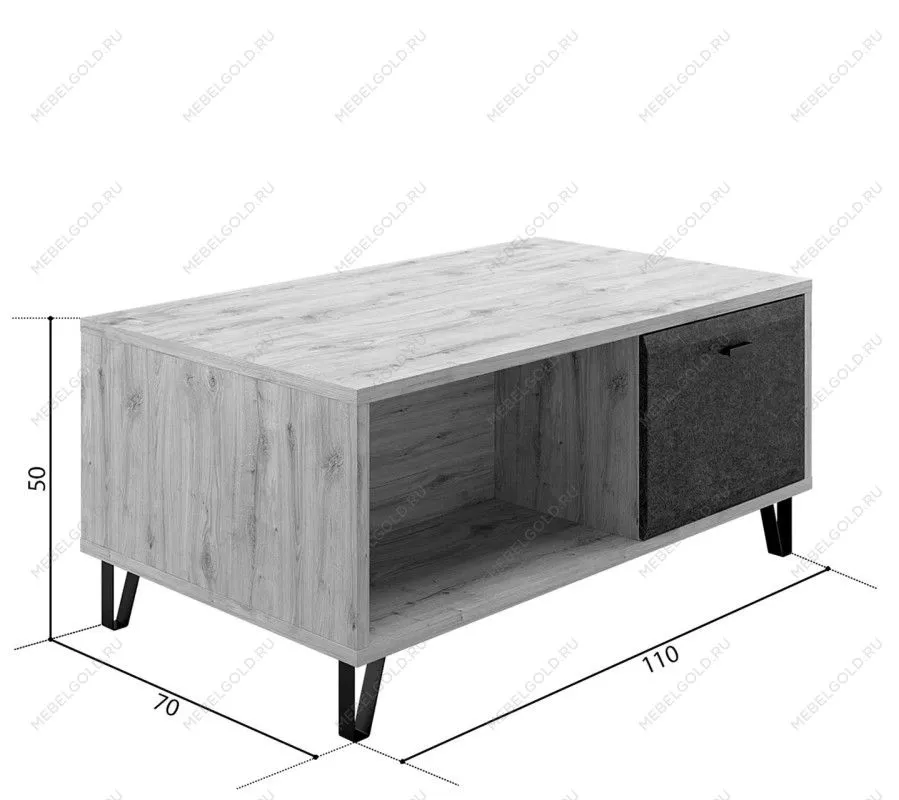 Стол журнальный Грейс LAW2D | изображение 5