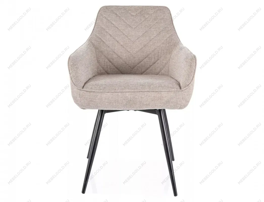 Стул кухонный Signal SERVIO Brego 31 поворотный (светло-бежевый/черный) | изображение 1