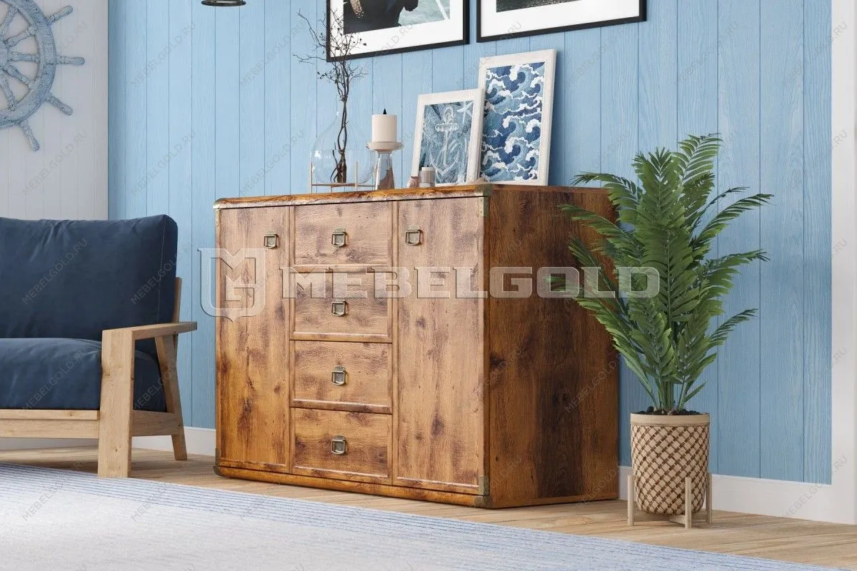 Тумба Индиана JKOM2D4S дуб саттер | изображение 2