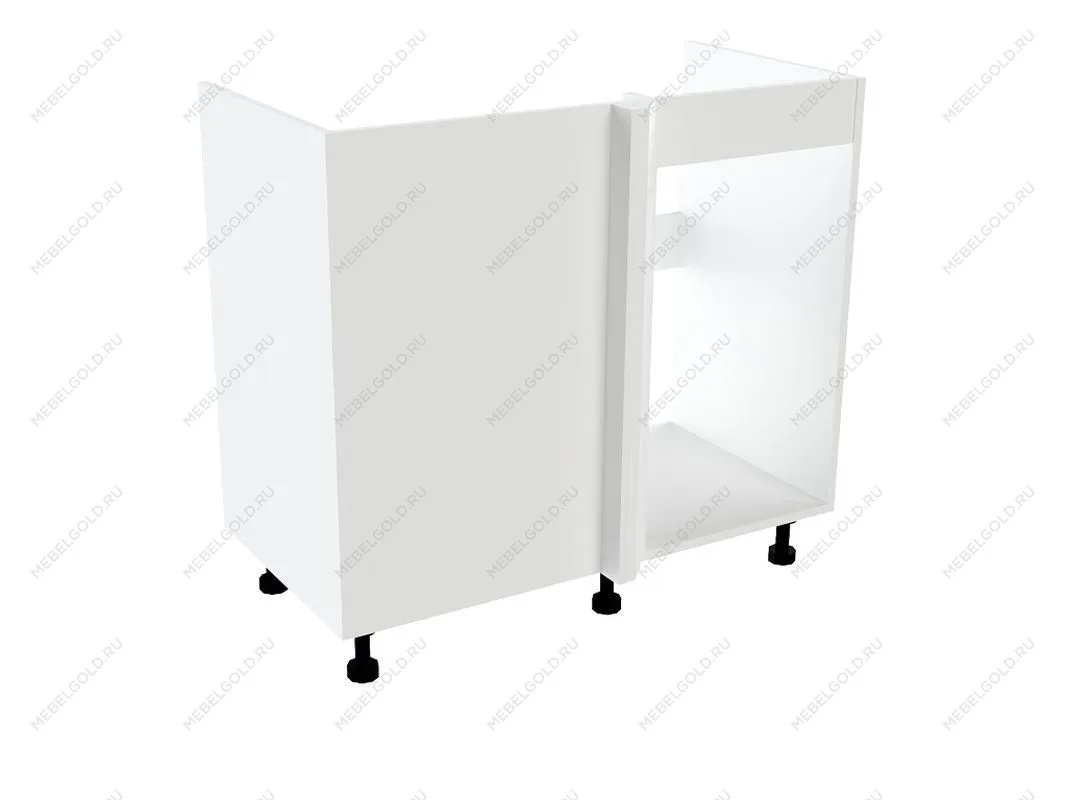 Стол под мойку угловой СМУ-100 п, Бьянка (900*470*820) Белый, 21113 | изображение 1