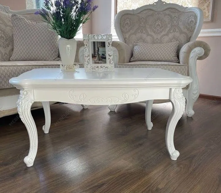 Столик прямоугольный Мишель белый матовый | изображение 5