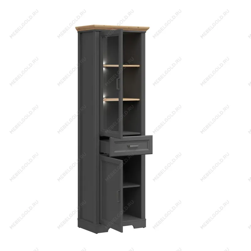 Шкаф с витриной Жасмин REG1W1D1S с подсветкой | изображение 2