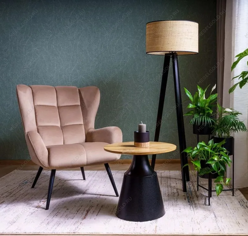 Комплект Signal ITAKA (2 стола журнальных) (дуб артизан/черный) 70/40, 50/50 | изображение 7