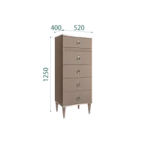 Шкаф 4-х дверный с ящиками Римини СОЛО (Серый/Серебро) РМШ2/41(s)