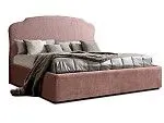 Кровать Римини 1,6 м, с подъемным механизмом (пепельно-розовый), РМКР-1[3], стеганые царги | изображение 1