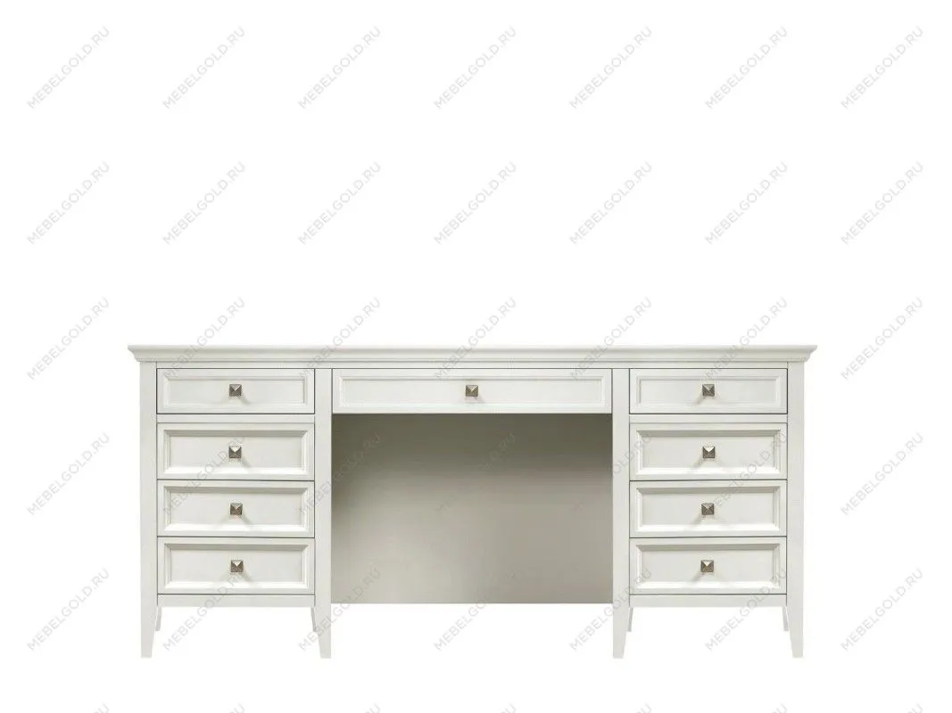 Стол письменный двухтумбовый Manhattan (Молочный)