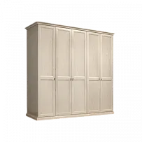 Шкаф 5-и дв. (без зеркал) для платья и белья Венеция дуб седан ВНШ2/5