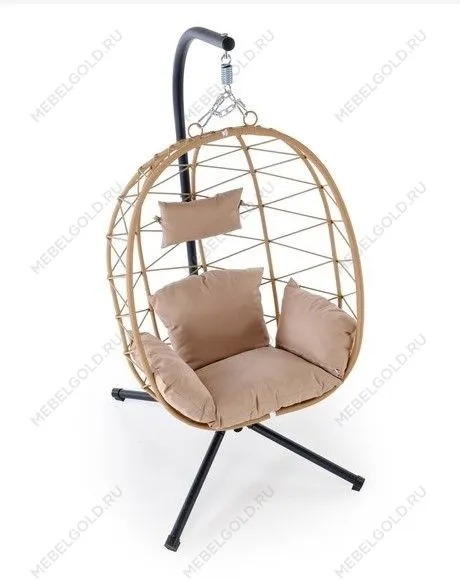 Кресло садовое Halmar SNAKE (натуральный/бежевый) | изображение 6