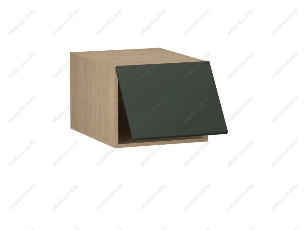 Шкаф АГ-45, Женева (450*586*360) Дуб Палермо/Зеленый матовый, 21926 | изображение 1