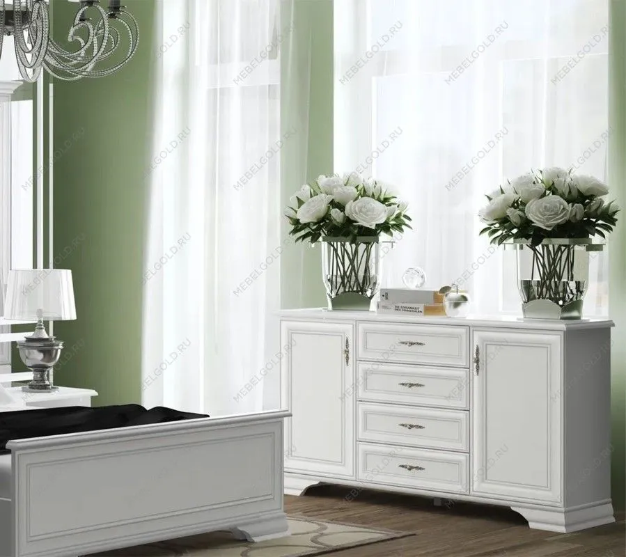 Тумба Кентаки KOM2D4S белый | изображение 4