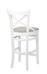 Стул барный Hugo (Белая эмаль/бежевый М02) | изображение 3