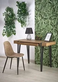 Стол компьютерный Halmar B-39 (орех медовый/черный)