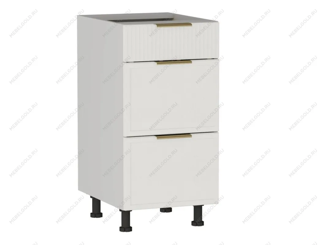 Стол с ящиками СЯ-40 (140/284), Берта (400*528*820) Экокожа Белый, 25321