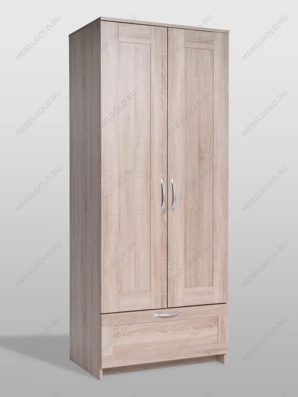 Шкаф Сириус, 2 двери и 1 ящик, 78х50х190 см, дуб сонома | изображение 7