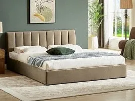 Кровать Signal MONTREAL Velvet Bluvel 28 (бежевый) 160/200