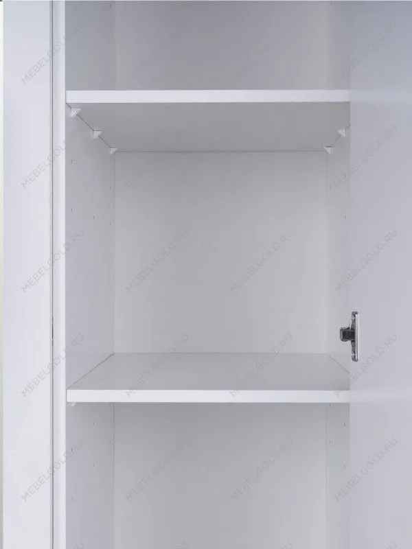 Шкаф распашной Сага, 3 двери, 132х64х215 см, белый | изображение 9