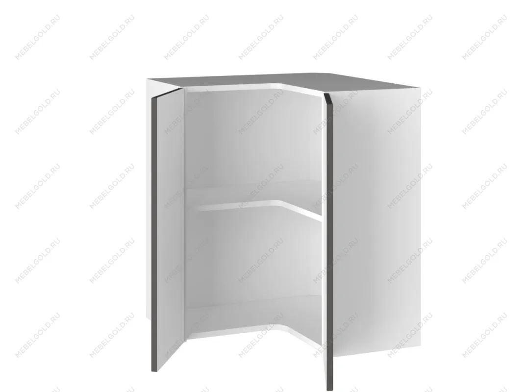 Шкаф ШУГ-60, Виста (600*600*720) Экокожа Серый, 26652 | изображение 1