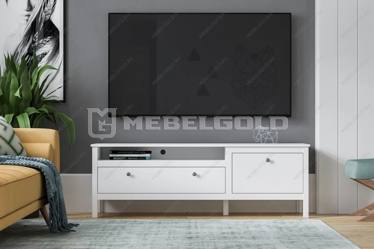 Тумба Ева (Хельга) RTV1D1S белый | изображение 1