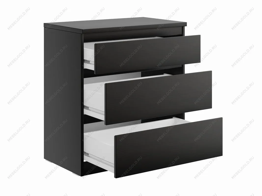 м. Марьина Роща - КАСТОР (KULLEN) комод ИКЕА / IKEA 3 ящика Дуб Венге | изображение 1