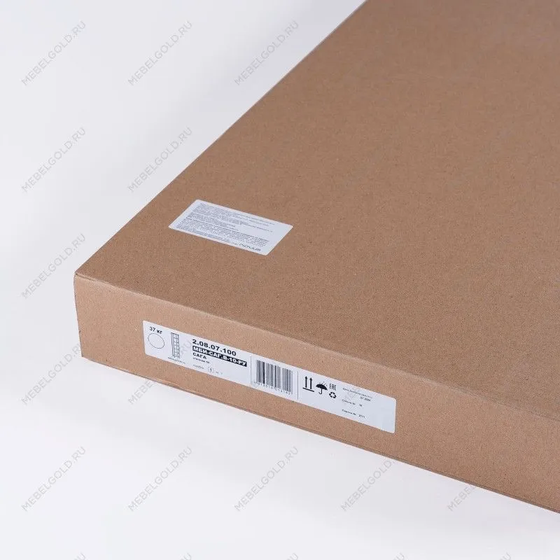 Стеллаж Сага, 50х42х215 см, серый/ясень | изображение 6