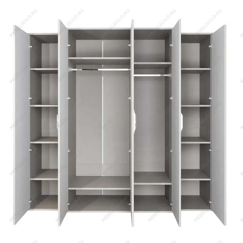 Шкаф Замира 5-дверный серый камень | изображение 1
