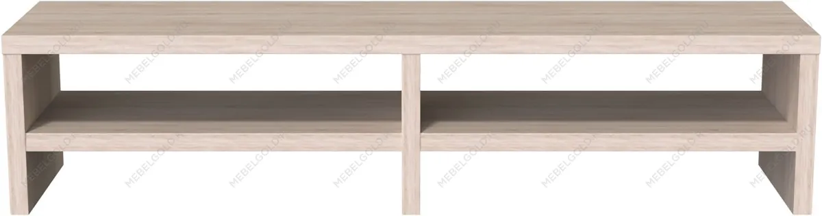 Тумба ТВ Энкель, 2 полки, 160х37x38 см, дуб беленый | изображение 7