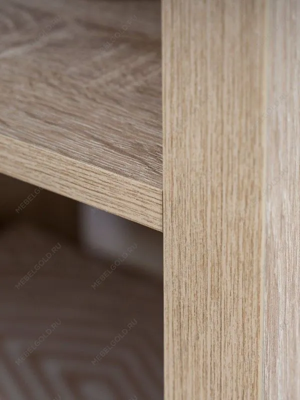 Стеллаж Фора, 4 полки, 147x42х38 см, дуб беленый | изображение 6