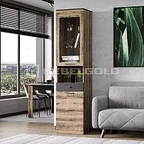 Балашиха - Шкаф с витриной Джаггер 1V1D1SN