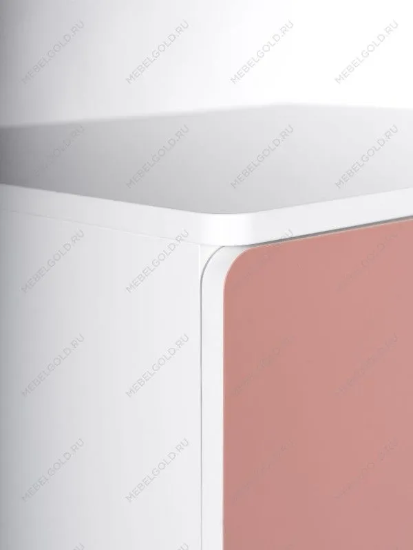 Шкаф распашной Пикси, с двумя дверьми, полкой и одним выдвижным ящиком 60х57х120, мечтательный пион | изображение 2