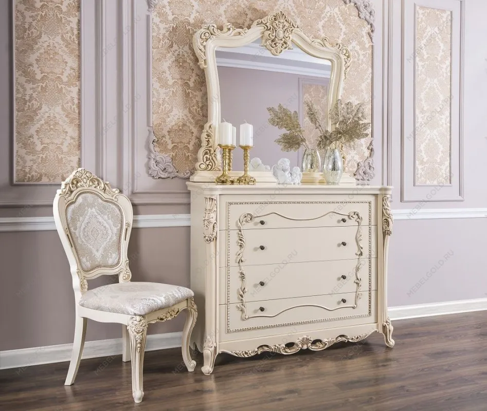 Комод Джоконда крем глянец (спальня) | изображение 1